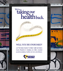 Health organization poster graphic design